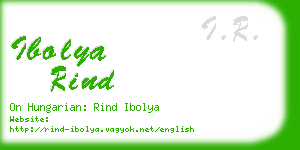 ibolya rind business card